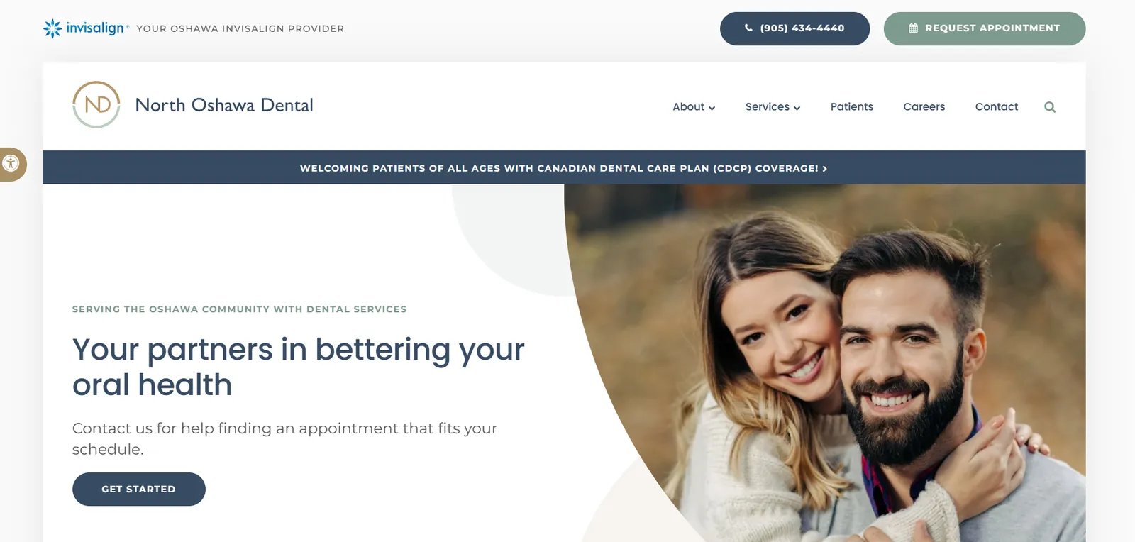 North Oshawa Dental website design